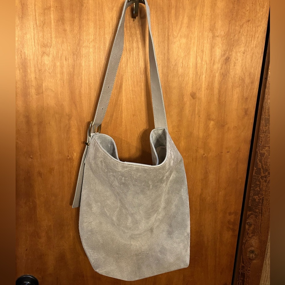 Margo light gray shoulder bag